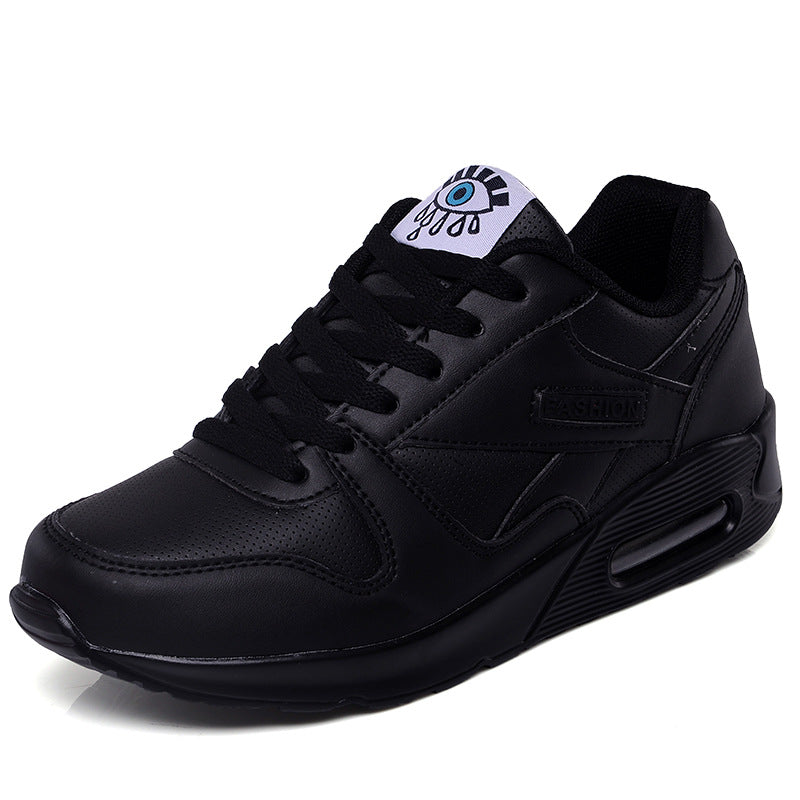 Pure color low heel casual shoes