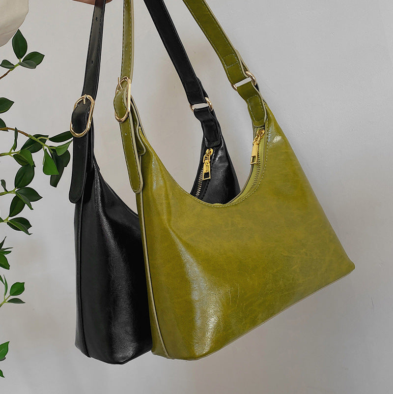 Alsidig Fashion Baguette Skuldertaske til Kvinder