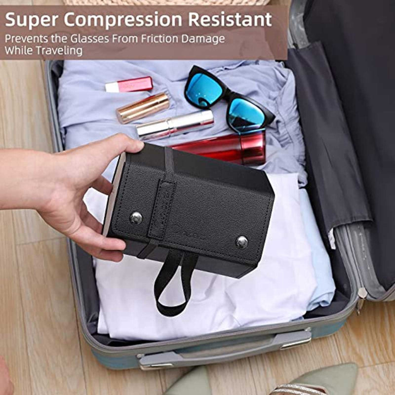 New Portable Folding Sunglasses Storage Box