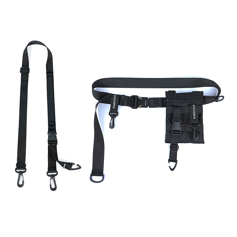 Mobile phone belt bag with belt buckle