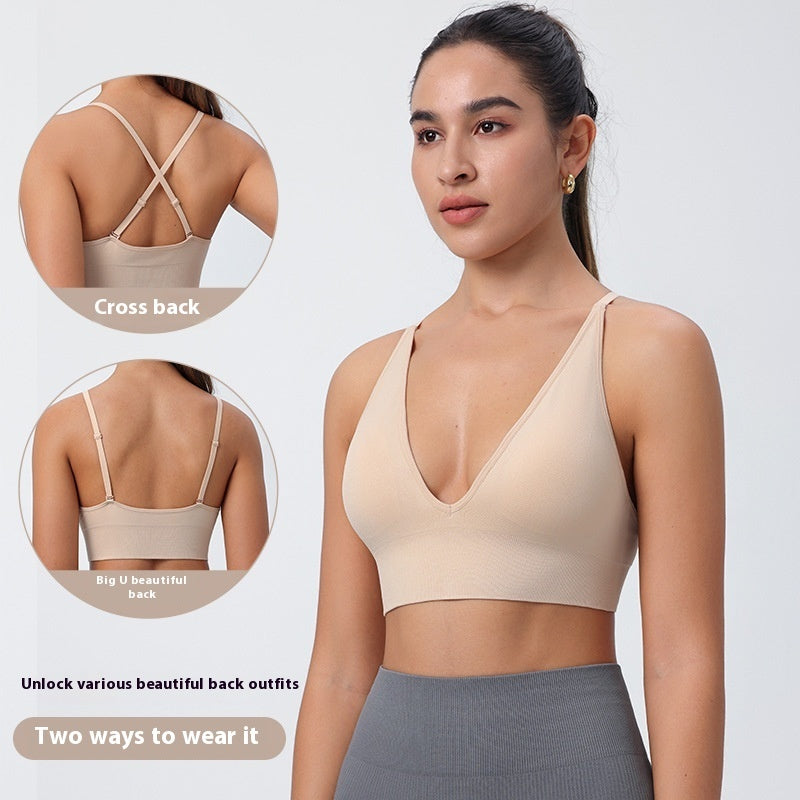 Adjustable Shoulder Strap European And American Triangle Cup Bra