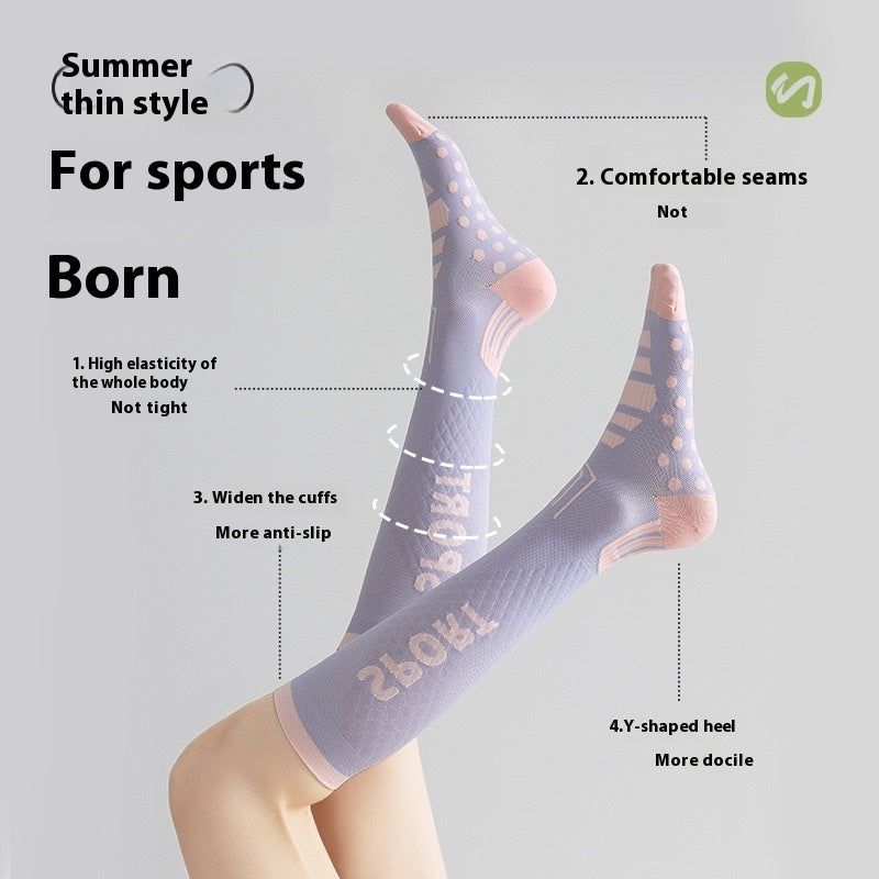 Compression Stockings Women's Fitness Running Skipping Rope