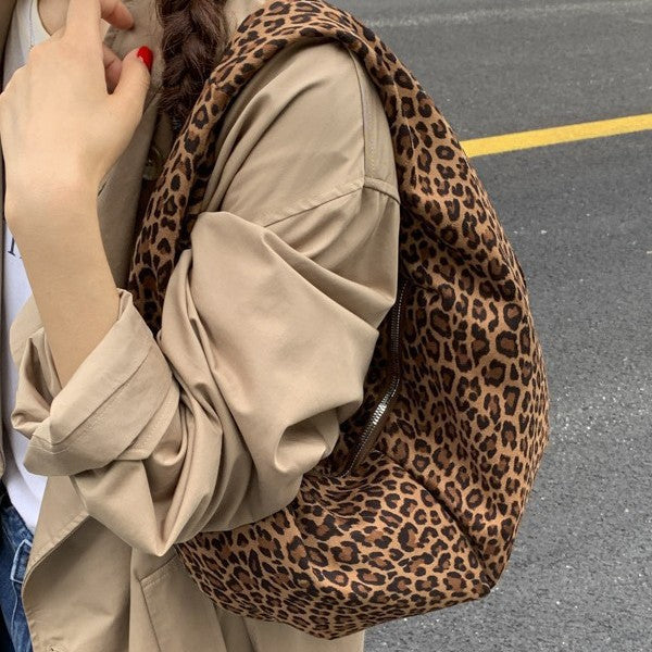 Suede Retro Minimalist Casual Pleated Tote Bag