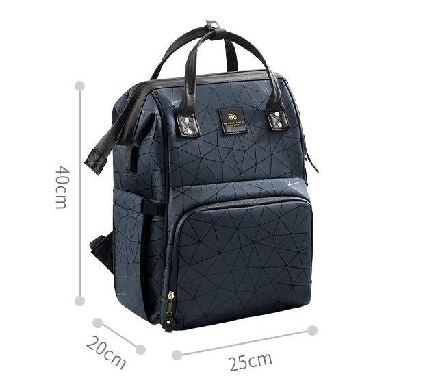 Mommy Bag Multifunktionel Mor og Baby Rygsæk Dobbelt Skulder Stor Kapacitet