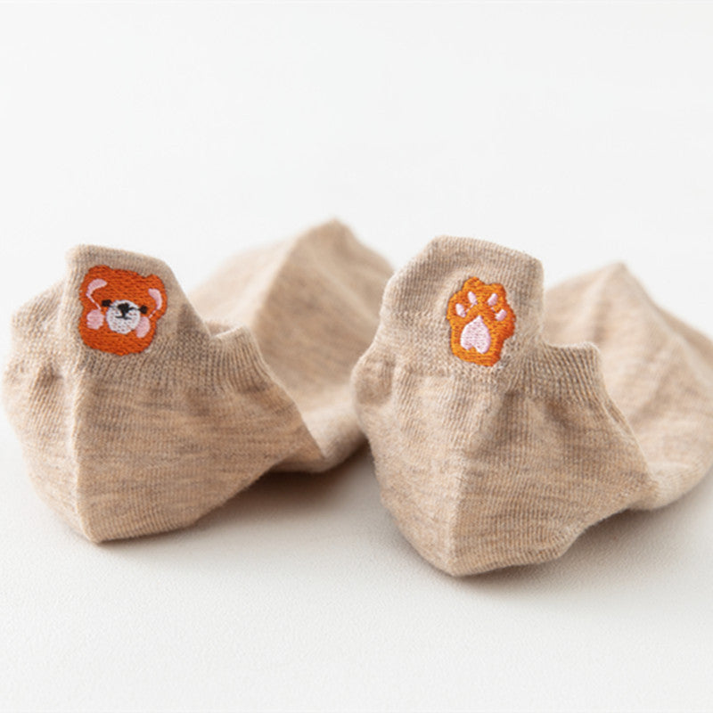 Spring And Summer Cotton Cartoon Boat Socks