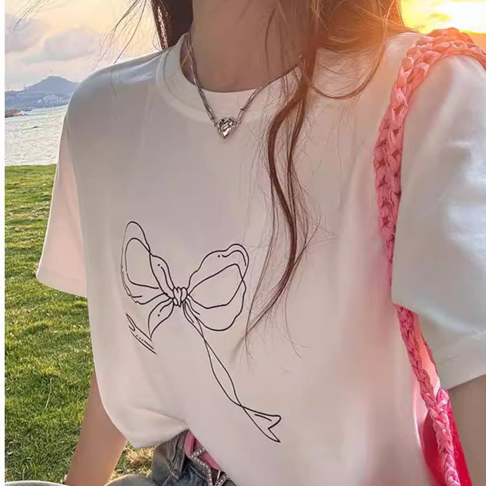 American Retro T-shirt Women's Cotton