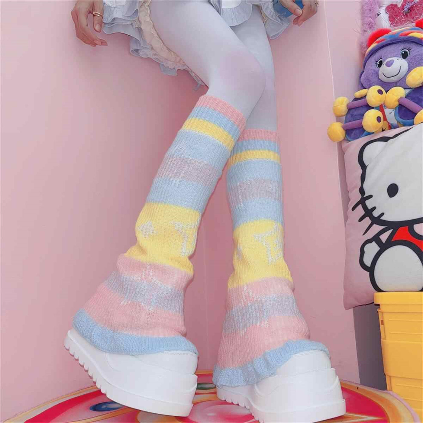 Sock Cover For Middle Tube Flared Leg
