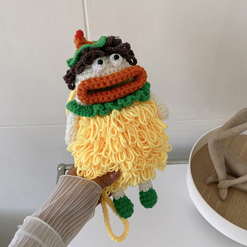 Sausage Mouth Phone Bag Knitting Yarn