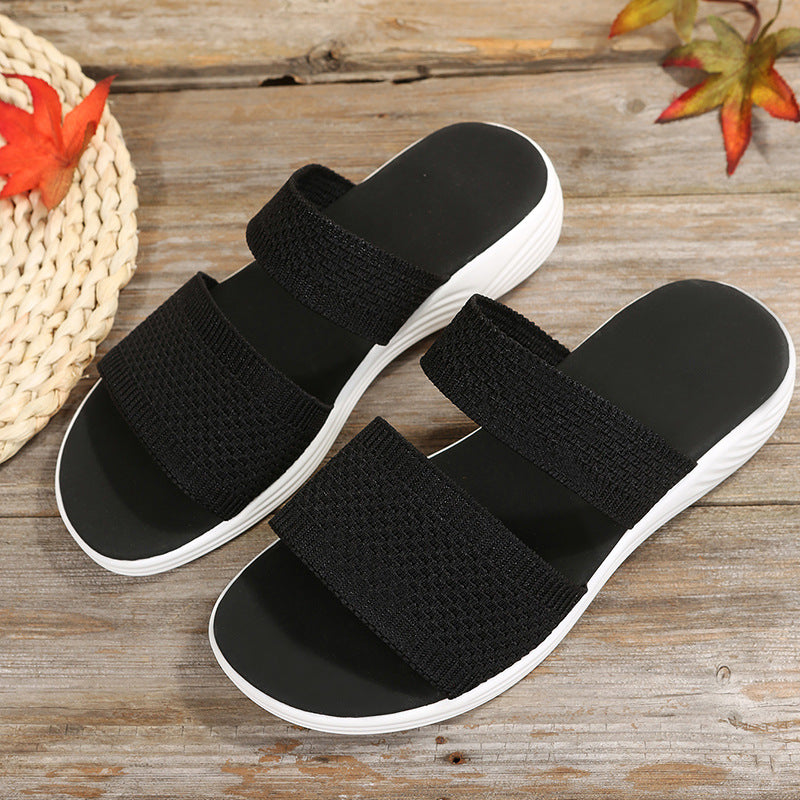 Åndbare sandaler i mesh til kvinder
