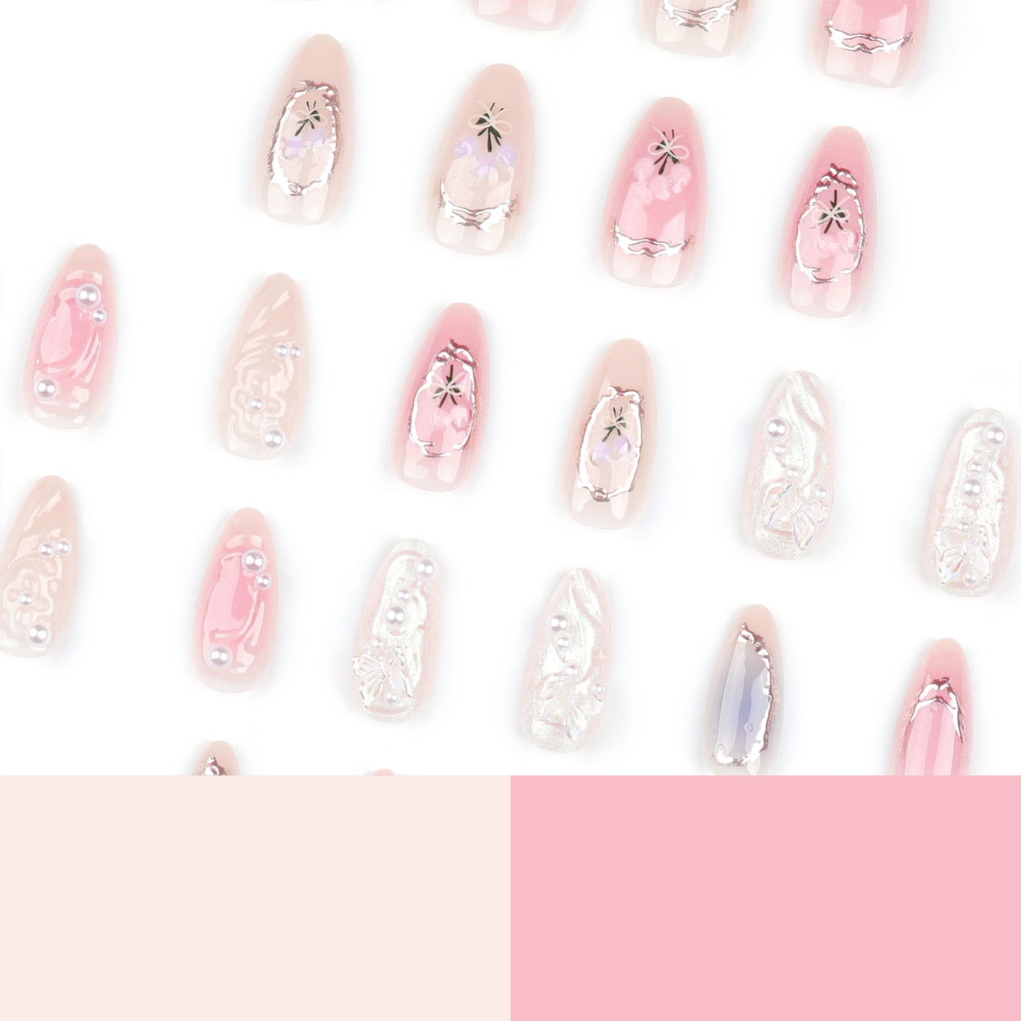 High-grade Aurora Manicure Fake Nail Tip