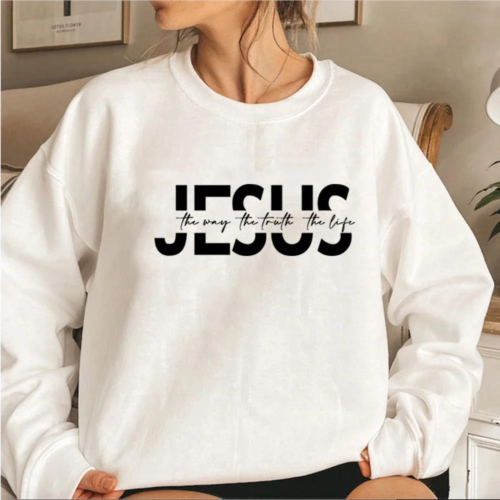 Vejen Sandheden Livet Sweatshirt Kristent Hættetrøje