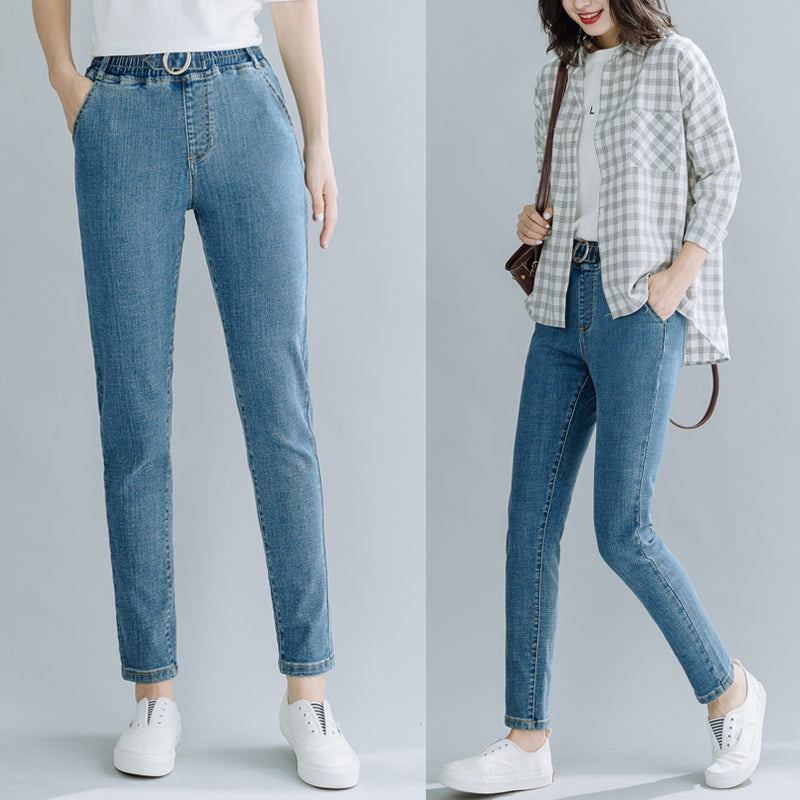 Women's New Loose All-Match Elastic Feet Pants