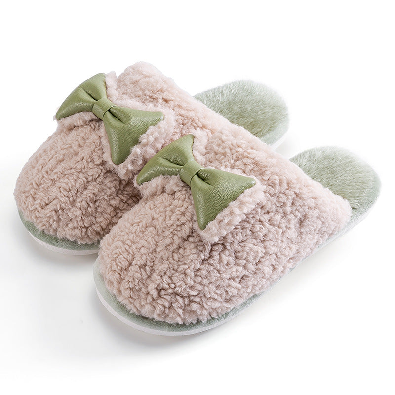 Cotton slippers for indoor moonwood floor