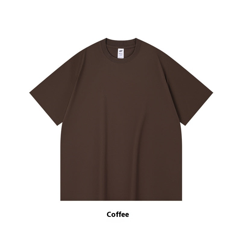 Cotton Heavy Round Neck Cultural T-shirt Advertising Shirt