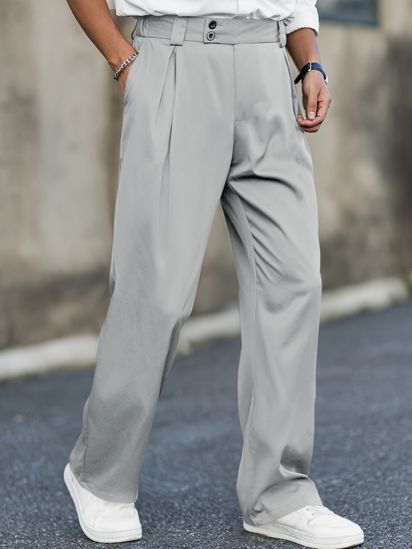 Men's Trousers  Loose Casual Wide Waist