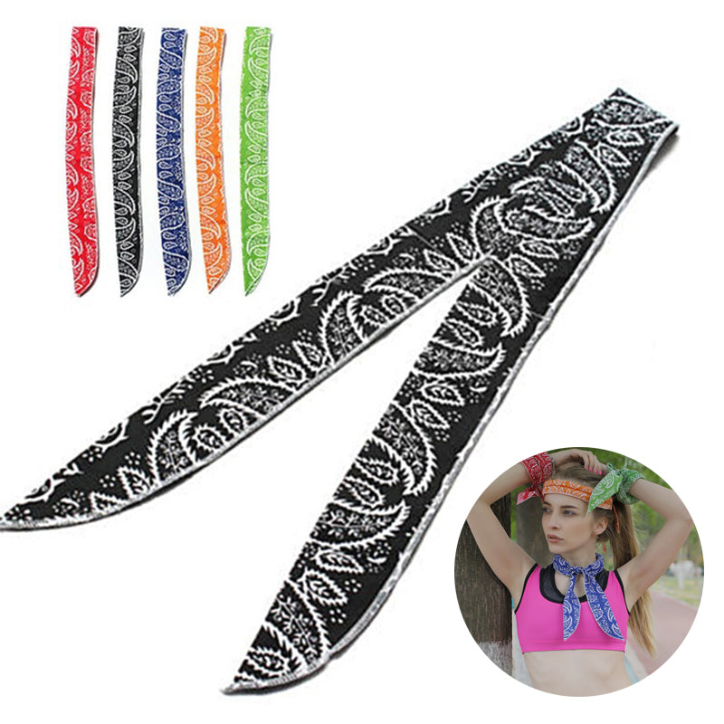Cashew Flower Ice Towel Ice Belt Cool Ice Towel Absorbent Ice Towel Ice Scarf Leaf Ice Towel