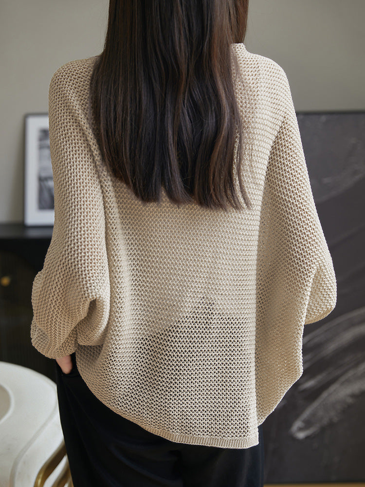 Tencel Hør Batwing-ærme Mesh Inverness Dame