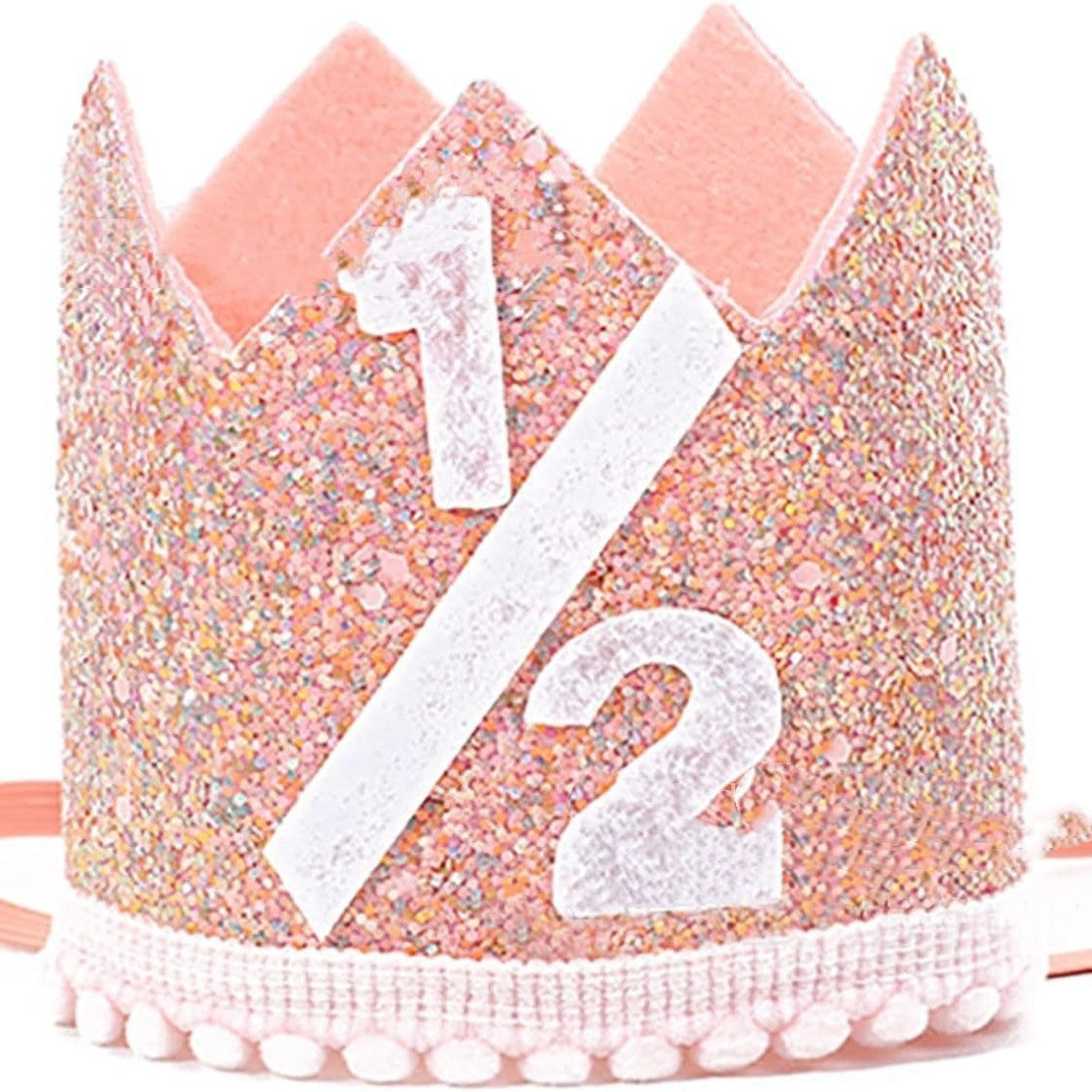 Decorative Rose Gold Half-year-old Crown Party Decorative Hat