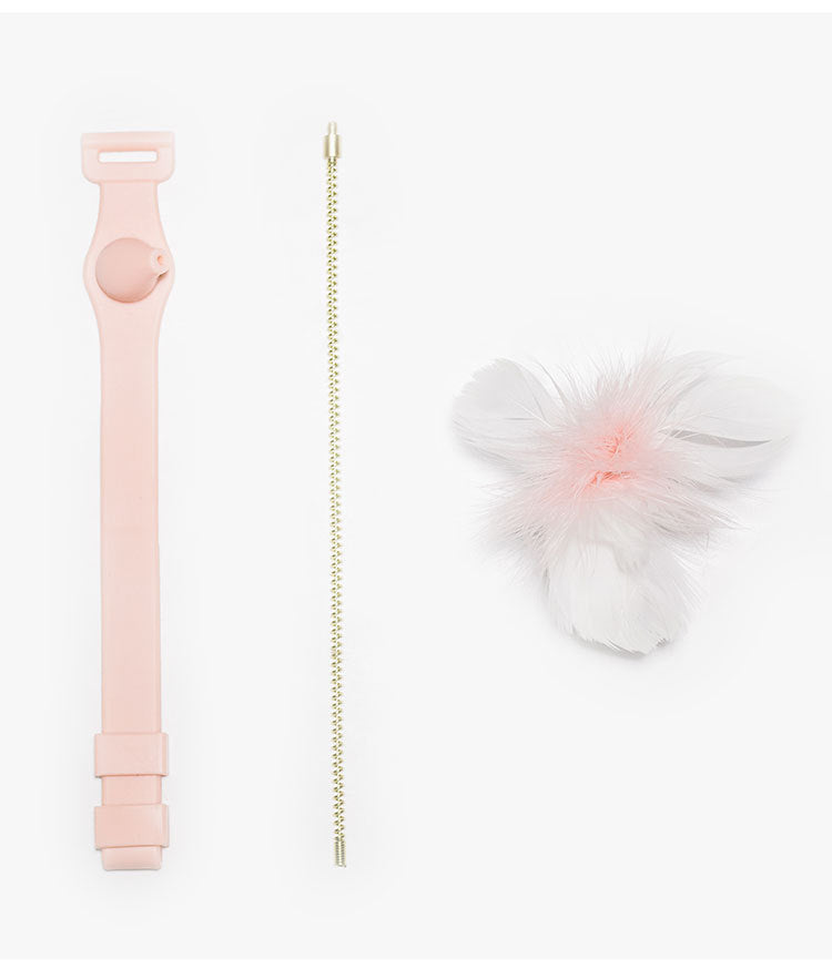 Fun Bite-Resistant Collar Cat Feather Toy