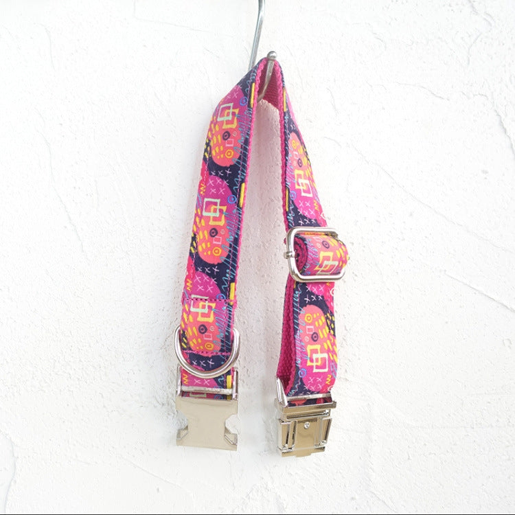 Alloy buckle high quality traction collar