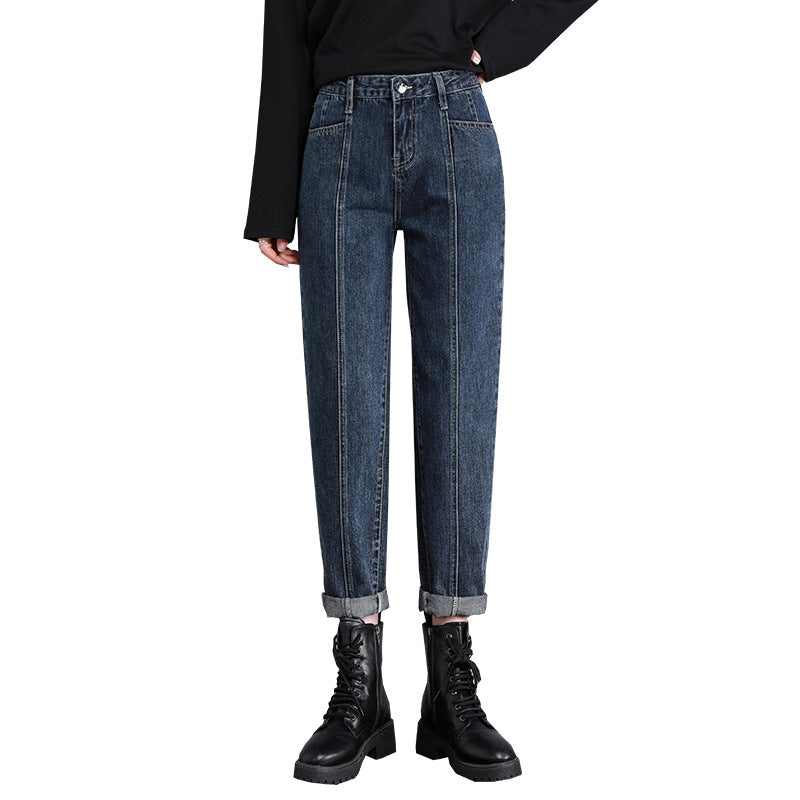 Straight Loose High Waist Harlan Carrot Daddy Women's Pants