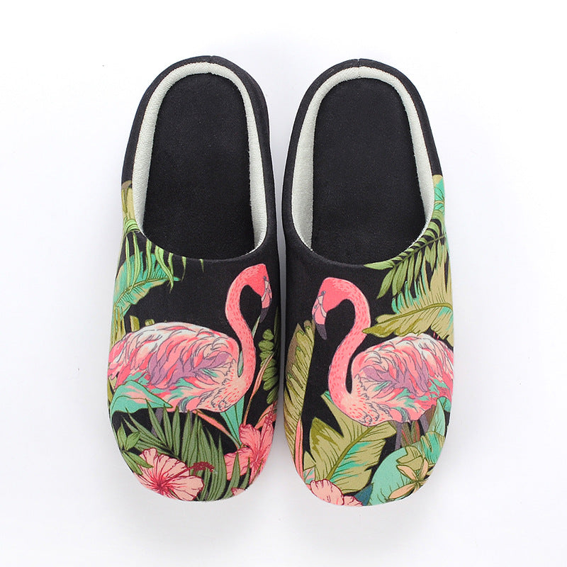 Strawberry half pond forest flamingo swan home shoes