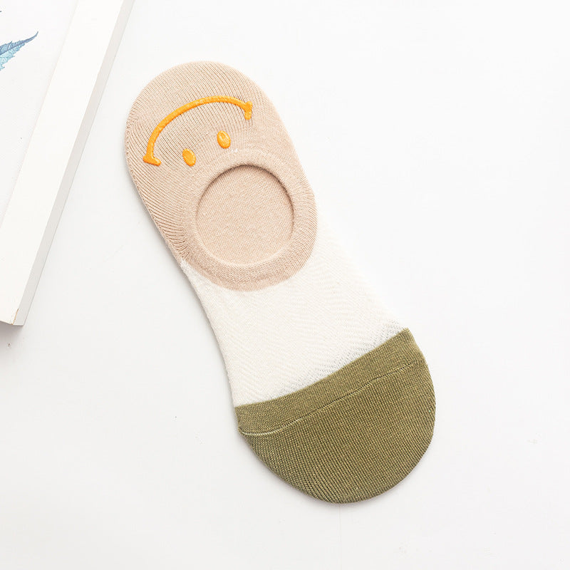 Silicone Non-slip Smiley Socks