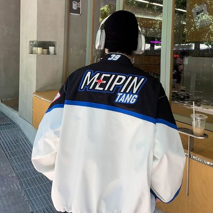 Men's American-style Design Niche Motorcycle Jacket