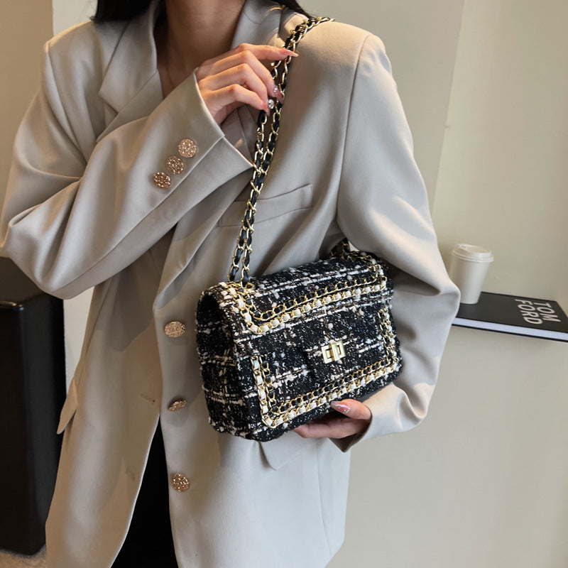 Women's Knitted All-match Small Square Bag