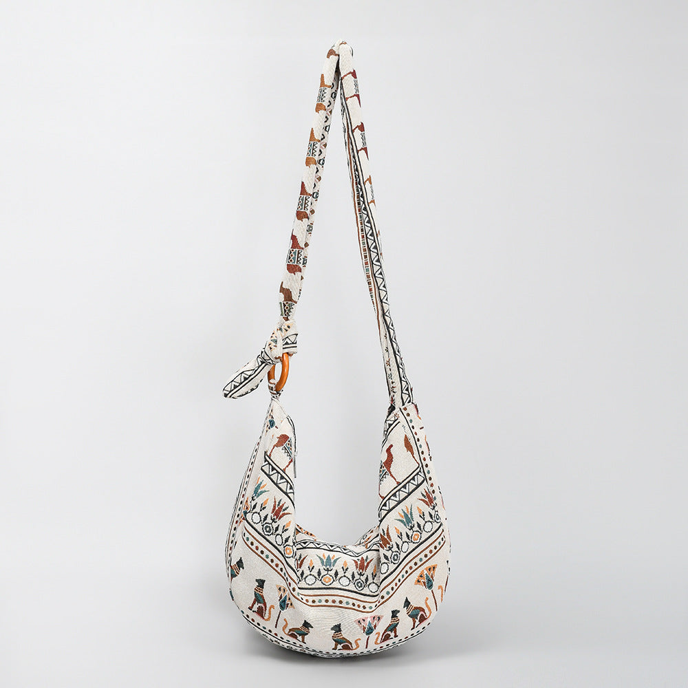 Ethnic Wandering Women's Canvas Shoulder Bag