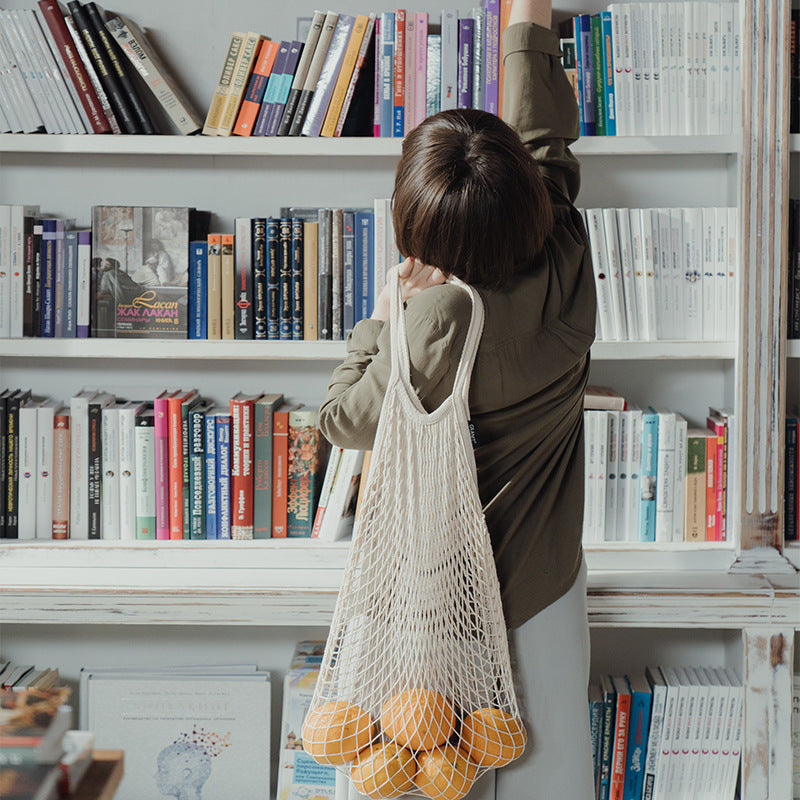 Supermarket Vegetable And Fruit Net Pocket Shopping Bag