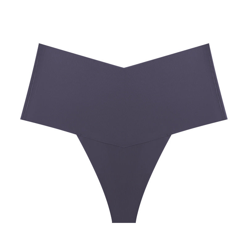 Women's Seamless Ice Silk Cotton Crotch Underwear