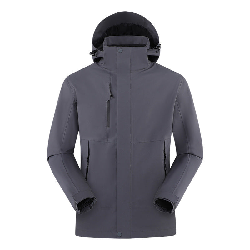 Full Heat Seal Shell Jacket Three-in-one Windproof Outdoor