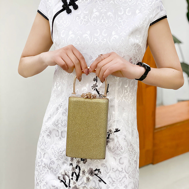 Vintage Festtaske i Specielt Materiale til Kvinder