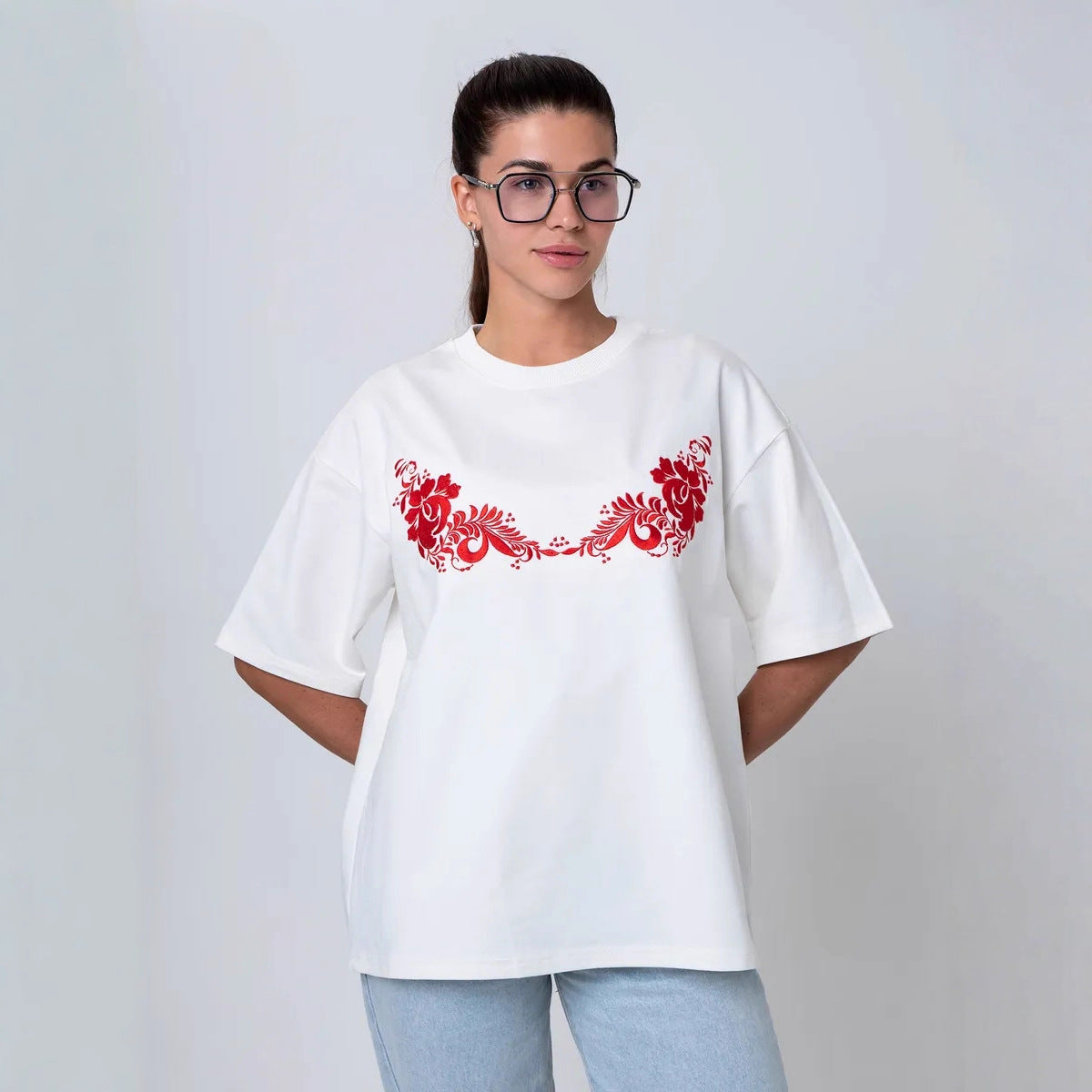 Retro-style Fashion-forward Top With A Sweet Spicy And Playful Print