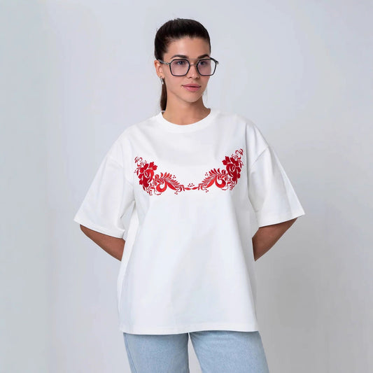 Retro-style Fashion-forward Top With A Sweet Spicy And Playful Print