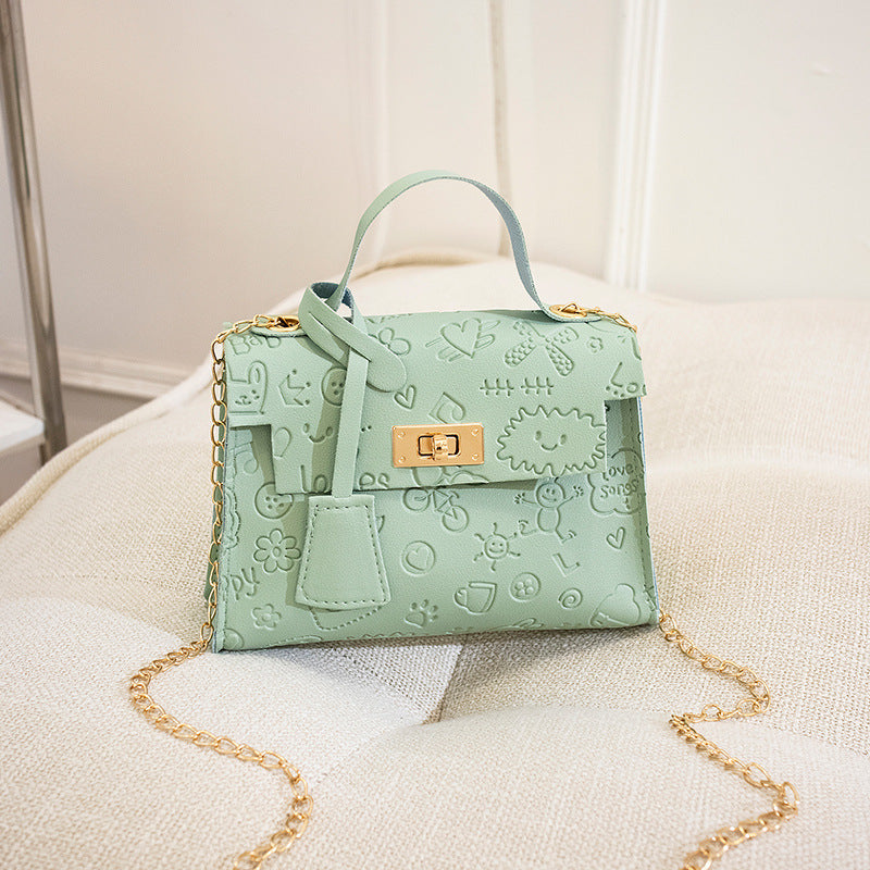 Women's Fashion Casual Solid Color Single Shoulder Crossbody Bag