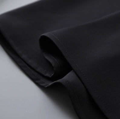 Simple Black Suit Skirt Women's High Waist Slimming