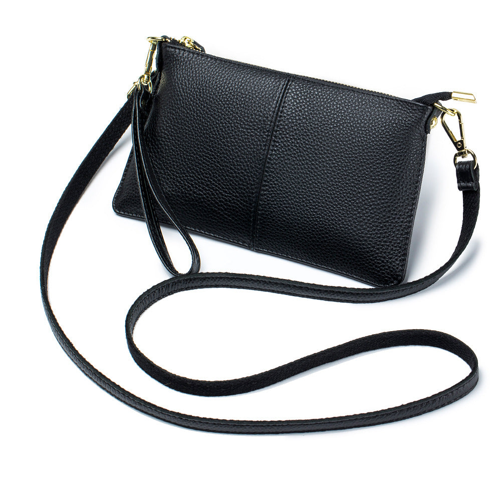 Leather One-shoulder Women's Leather All-match Clutch