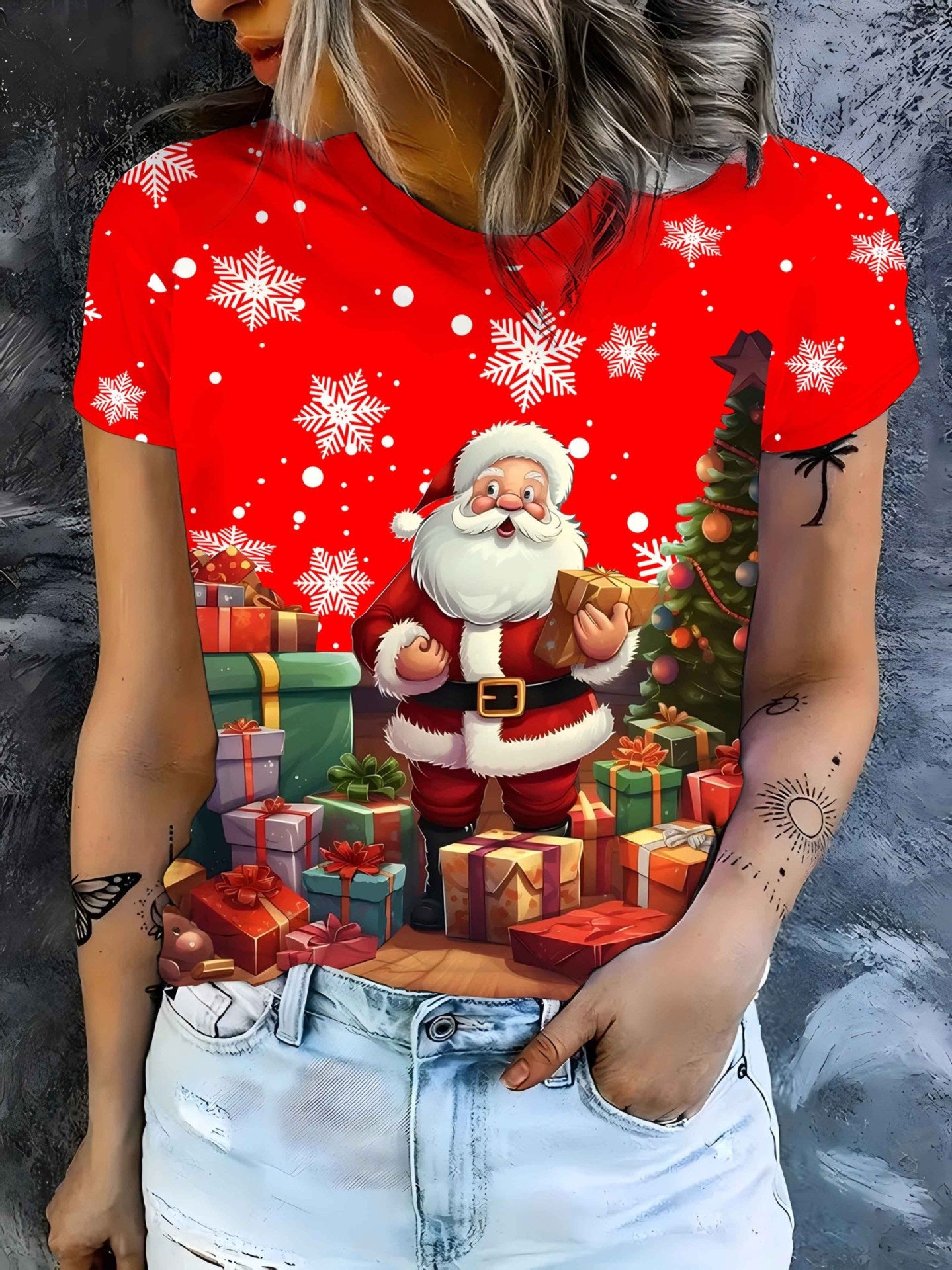 European And American-style Minimalist Animal Short-sleeve T-shirt