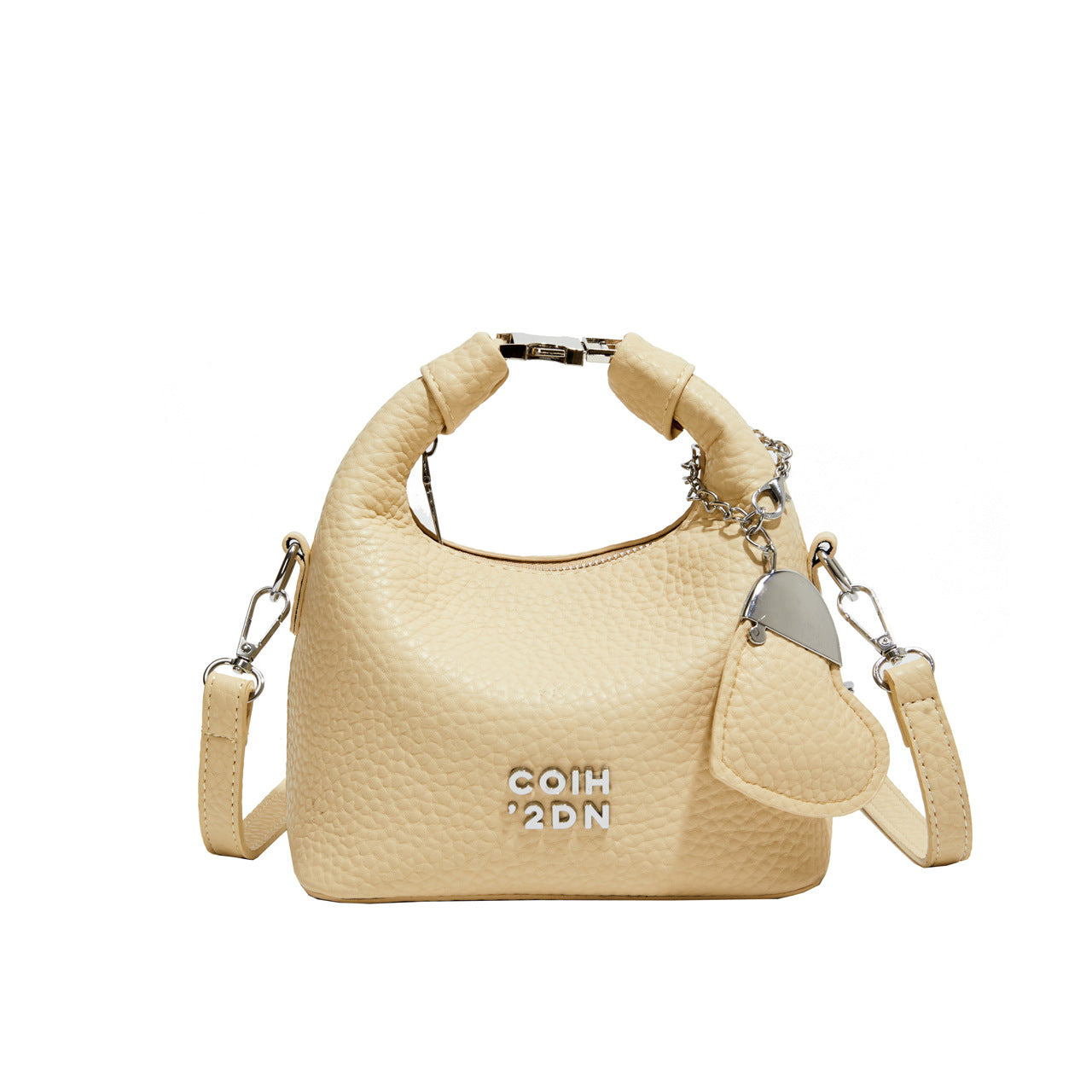 Fashionable Litchi Pattern Commuter Messenger Bag