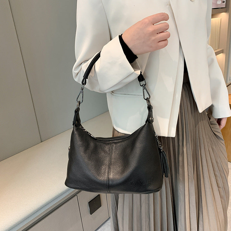First Layer Cowhide Women's Shoulder Messenger Bag