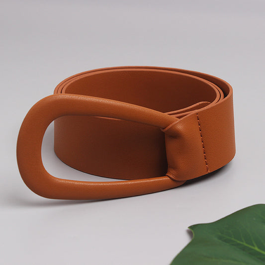 Double-sided Imitation Sheepskin Decoration Accessories Waist Coat Shirt Sweater Long Strip Outer Belt