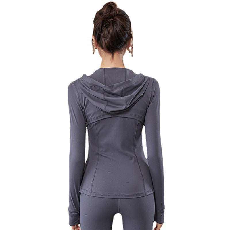 Nude Women's Hooded Sportswear Jacket