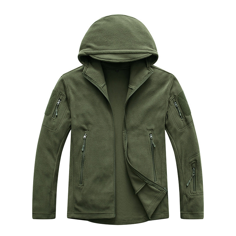 Womens Outdoor SpringFall Thermal Hardshell Jacket With Hood