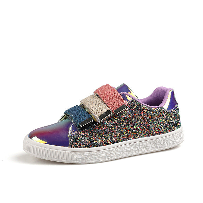 Summer New Breathable Fashion Personality Shiny Trendy Sneakers