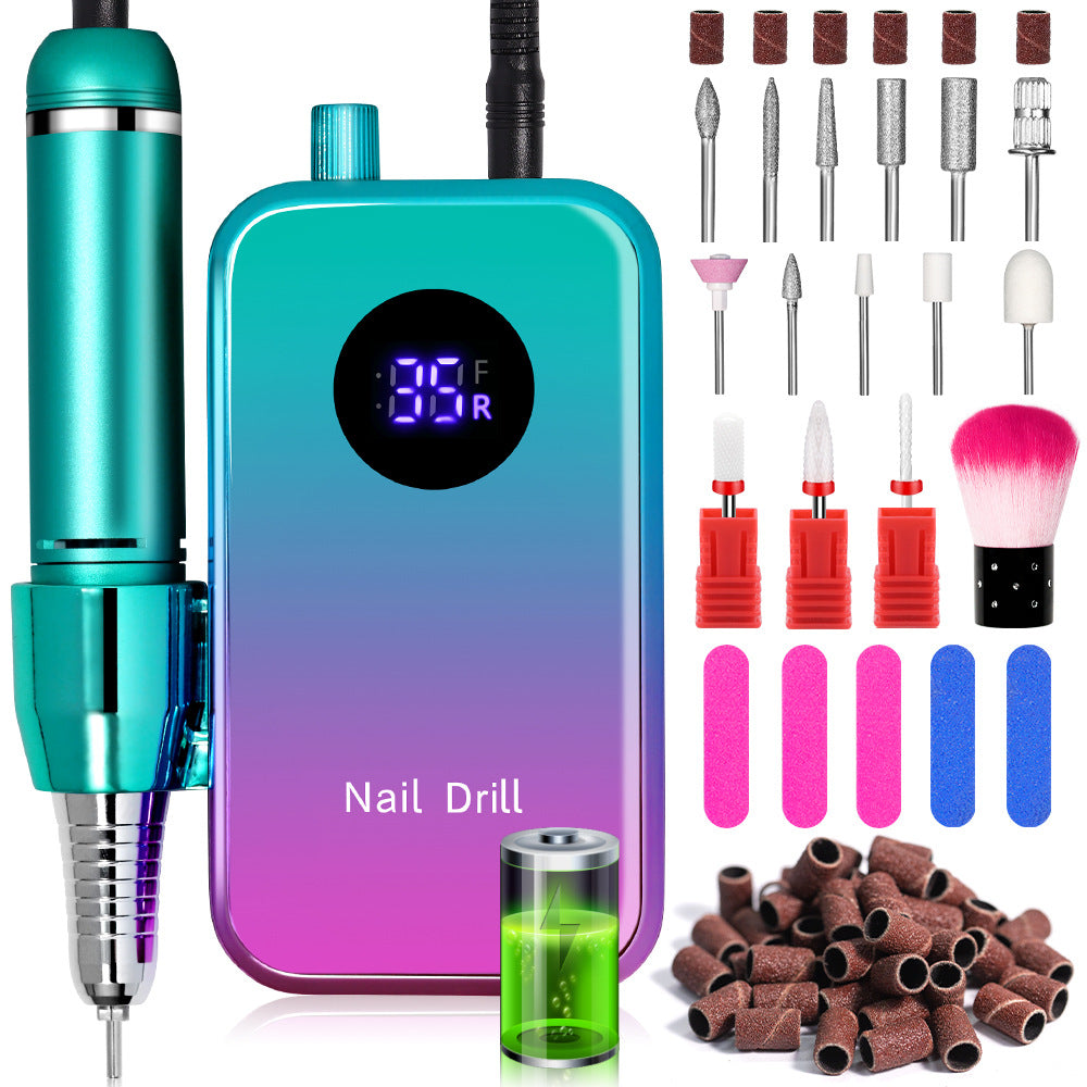 Portable Nail Polishing Machine Long Standby Rechargeable High Power