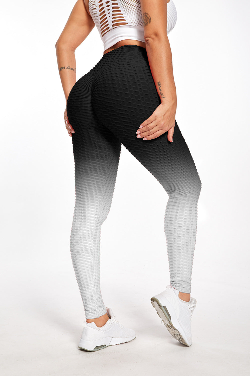 Digital Printed High Waist Stretch Yoga Pants