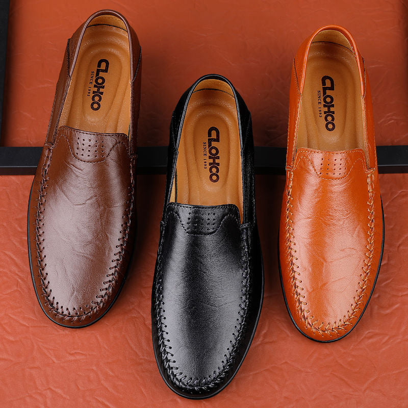 Cowhide Men's Business Casual Leather Shoes