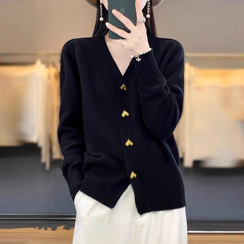 Knitwear Outer Wear Loose Casual Dinified Sweater